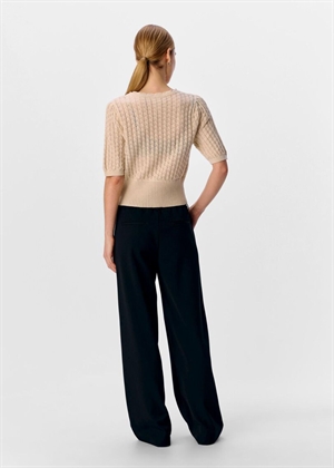 Noemi knit 2/4 cardigan Sandshell Object 